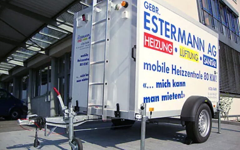 Mobile Heizanlage