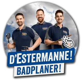 Button mit Badplaner Hinweis