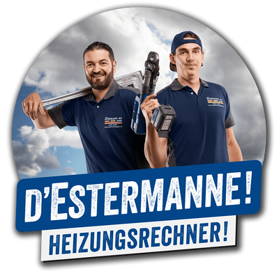 Button mit Heizungsrechner Hinweis